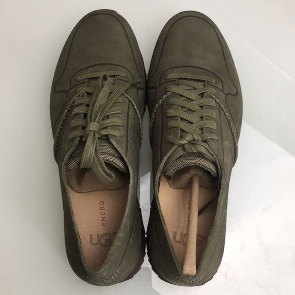 Ugg Trigo Unlined Moss Green Mens Sneakers New - Picture 4 of 8
